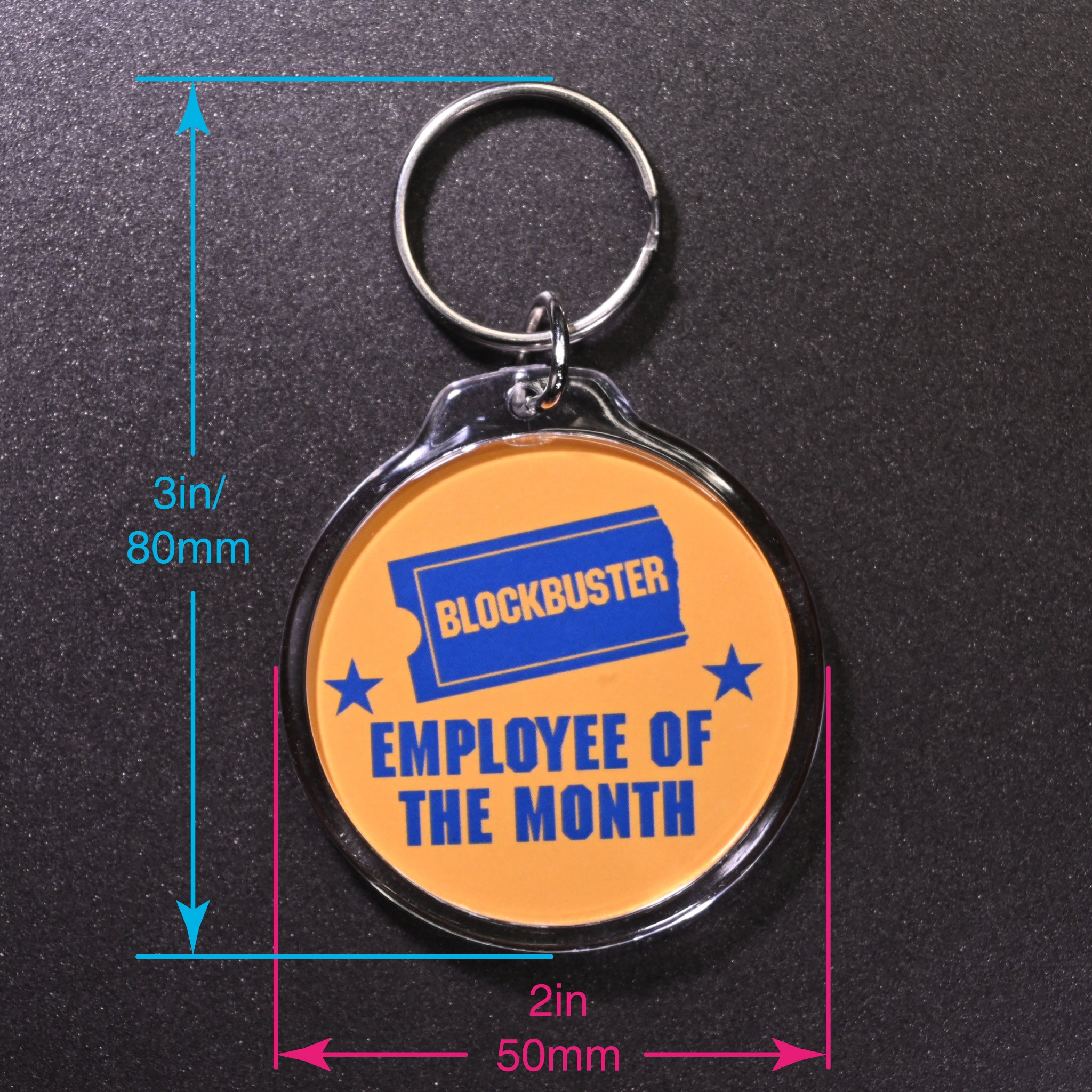 Blockbuster Employee of the Month Keychain